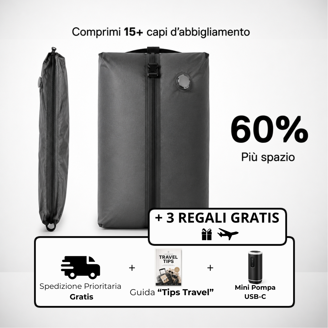 CompressGo™ – Kit Sottovuoto da Viaggio